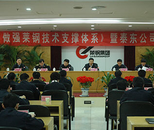 客户来访莱钢泰东公司